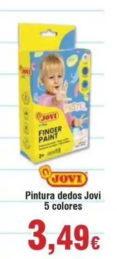 Hiper FROIZ JOVI Pintura dedos 5 colores oferta