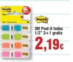 Hiper FROIZ POST-IT 3M Index 1/2" 3+1 gratis oferta