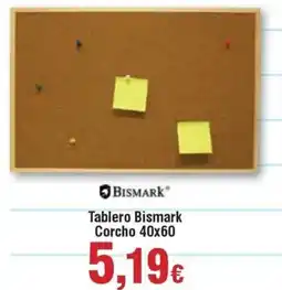 Hiper FROIZ BISMARK Tablero Corcho 40x60 oferta