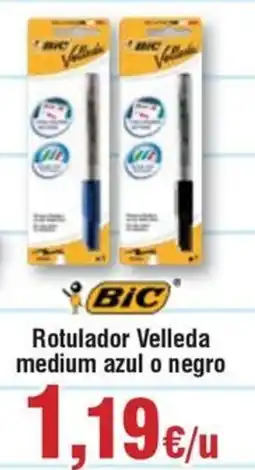Hiper FROIZ BIC Rotulador Velleda medium azul o negro oferta