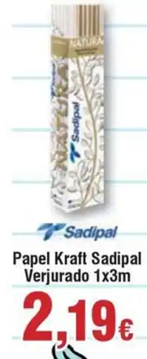 Hiper FROIZ SADIPAL Papel Kraft Papel Kraft verjurado Verjurado 1x3m oferta