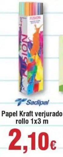 Hiper FROIZ SADIPAL Papel Kraft verjurado Verjurado 1x3m oferta