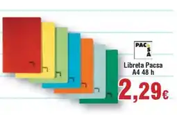 Hiper FROIZ Libreta Pacsa A4 48 h oferta