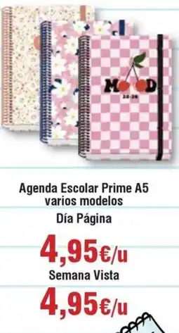 Hiper FROIZ Agenda Escolar Prime A5 varios modelos oferta