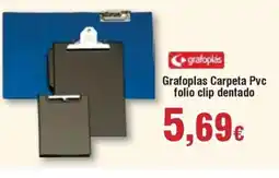 Hiper FROIZ Grafoplas Carpeta Pvc folio clip dentado oferta
