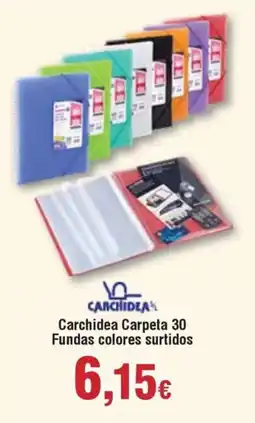Hiper FROIZ CARCHIDEA Carpeta 30 Fundas colores surtidos oferta