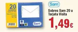 Hiper FROIZ SAM Sobres 20 u Tarjeta Visita oferta