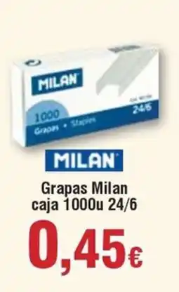 Hiper FROIZ MILAN Grapas caja 1000u 24/6 oferta