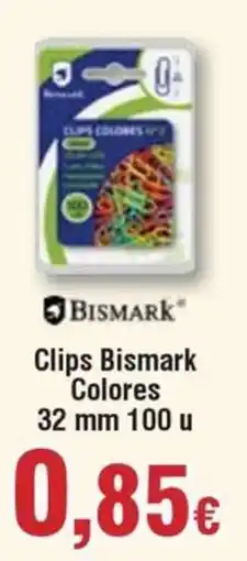 Hiper FROIZ BISMARK Clips Colores oferta