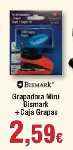 Hiper FROIZ BISMARK Grapadora Mini +Caja Grapas oferta