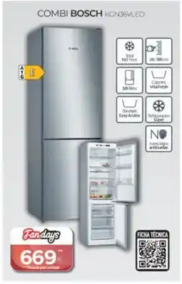 Tien 21 BOSCH Combi kgn36vled oferta