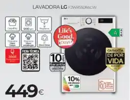Tien 21 LG Lavadora f2wr5508agw oferta