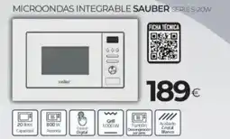 Tien 21 SAUBER Microondas integrable serie 5-20w oferta
