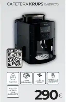 Tien 21 KRUPS Cafetera eabip070 oferta