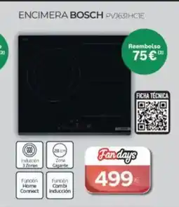 Tien 21 BOSCH Encimera pvj631hcie oferta
