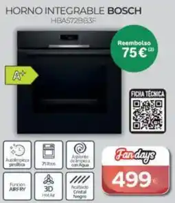 Tien 21 BOSCH Horno integrable oferta
