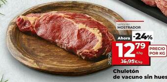 Dia Supermercados Chuletón De Vacuno Sin Hueso oferta