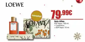 Perfumeries Facial Solo Altas Edp Vapo 100 Ml + Ceràmica + Edp Vapo 10 Ml oferta