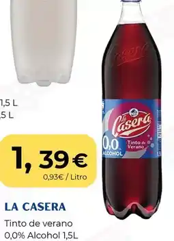 Sangüi La casera - tinto de verano 0.0% alcohol oferta