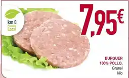 Masymas Burger 100% pollo oferta
