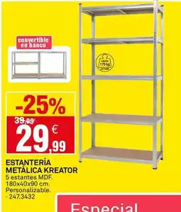 Bricoking Estantería metalica kreator oferta