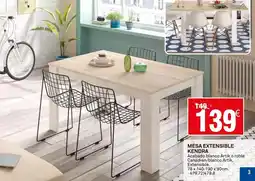 Bricoking Mesa extensible kendra oferta