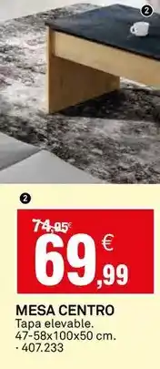 Bricoking Mesa centro oferta