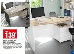 Bricoking Mesa despacho con buck estril oferta