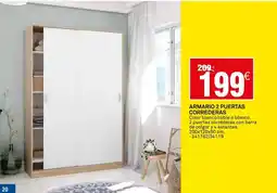 Bricoking Armario 2 puertas correderas oferta