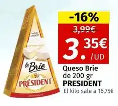 Maskom Supermercados Président - queso brie oferta