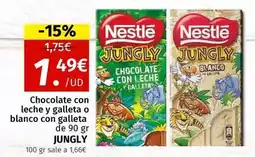 Maskom Supermercados Nestlé - chocolate con leche y galleta o blanco con galleta oferta