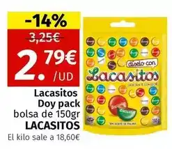 Maskom Supermercados Lacasitos - doy pack bolsa de 150 gr oferta