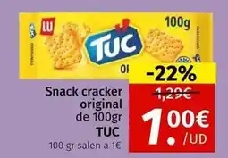 Maskom Supermercados Tuc - snack cracker original oferta