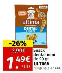 Maskom Supermercados Affinity - snack dental mini última oferta