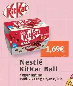 Maskom Supermercados Nestlé - kitkat ball oferta