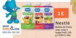 Maskom Supermercados Nestlé - bolsita de frutas cool/ crazy o happy fruit oferta