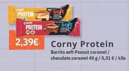 Maskom Supermercados Corny - protein barrita soft peanut caramel/ chocolate caramel oferta