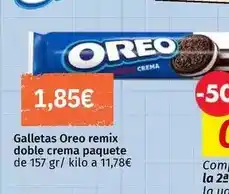 Maskom Supermercados Oreo - galletas remix doble crema paquete de 157 gr oferta