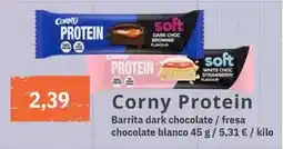 Maskom Supermercados Corny - protein barrita dark chocolate/ fresa chocolate blanco oferta