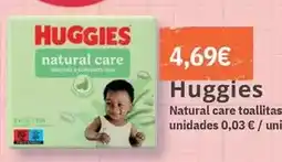 Maskom Supermercados Huggies - natural care toallitas unidades oferta