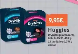 Maskom Supermercados Huggies - drynites pijamapants talla oferta