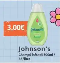 Maskom Supermercados Johnson's - champú infantil oferta