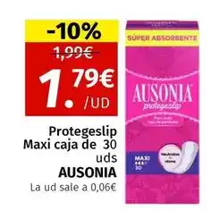Maskom Supermercados Ausonia - protegeslip maxi caja de 30 uds oferta