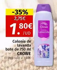 Maskom Supermercados Crowe - colonia de lavanda bote de 750 ml oferta