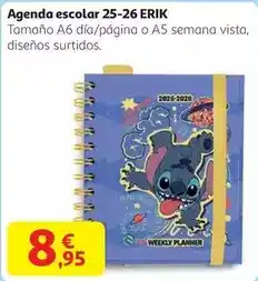 Alcampo Erik - agenda escolar 25-26 oferta