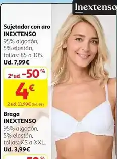 Alcampo Inextenso - sujetador con aro oferta