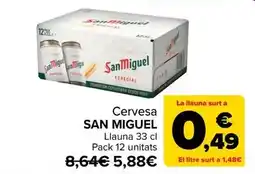 Carrefour Market San miguel - cervesa oferta