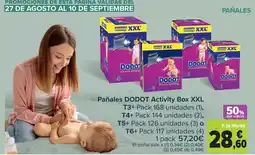Carrefour DODOT Pañales Box XXL oferta