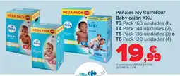 Carrefour Pañales My Carrefour Baby cajón XXL oferta