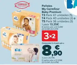 Carrefour Pañales My Carrefour Baby Premium oferta